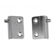 Part 1266 - Chrome Front Lid Brackets (1-Pair with Screws)