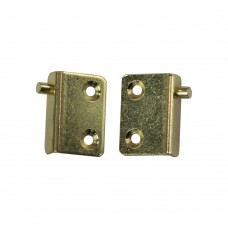 Part 1286 - Brass Front Lid Brackets (1-Pair with Screws)