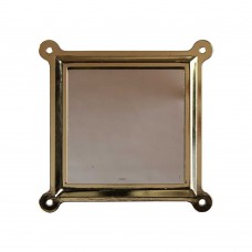 Part 1288 - Brass Mirror Frame & Mirror (with Screws)
