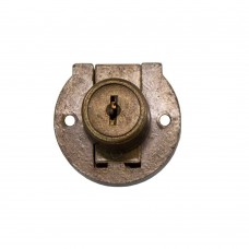 Part 1295 - Antique Brass Base Lock (with Screws)