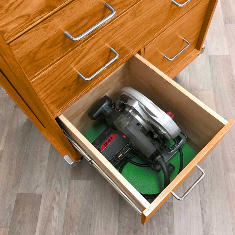 R20 Oak 5Drawer Roller