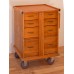 R20 Oak 5-Drawer Roller Cabinet